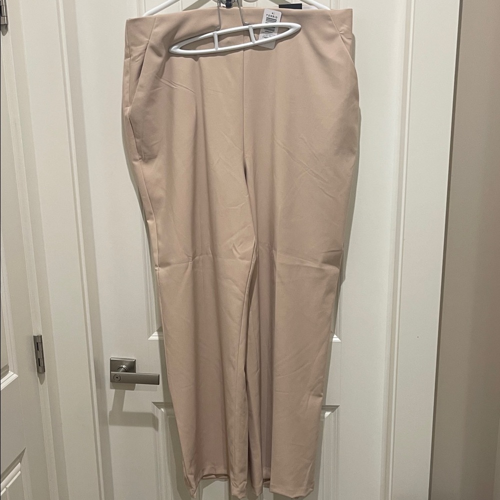 Torrid Lot of 2 Wideleg pull on Trousers 3R